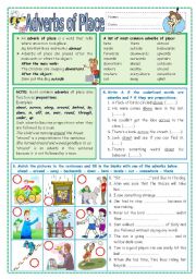 Adverbs of Place