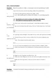 English Worksheet: Reported Speech Handout