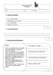English Worksheet: Mixed exercises - answer the questions, write about your day and hobbies, simple reading, name and write about the animals, clothes, numbers, shoppin dialogue
