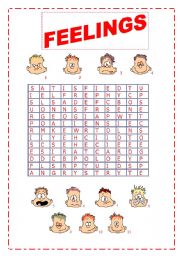 English Worksheet: FEELINGS