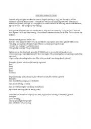 English Worksheet: Gerund or Participle