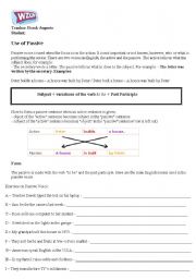 English Worksheet: Passive Voice