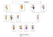 English Worksheet: Family Tree