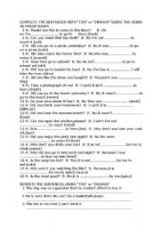 English Worksheet: too-enough