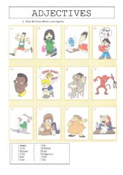 English worksheet: Describing people