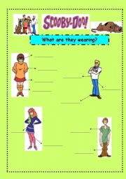 English Worksheet: Scooby doo