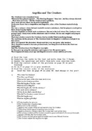 English Worksheet: Angelika and the Crushers