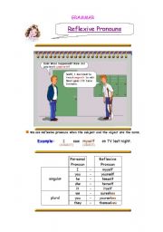 English Worksheet: Reflexive Pronouns