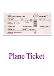 plane tickets