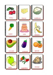 Flashcards food and drink 2