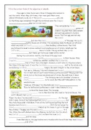 English Worksheet: Three little pigs