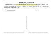 English Worksheet: Rounding Licorice