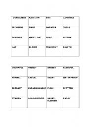 English worksheet: Bingo Game