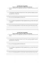 English worksheet: Talking About Superstition (first conditional)