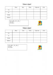 English worksheet: Spot