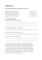 English Worksheet: Questions on the text South Africa