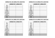 English worksheet: comperative and superlative adjectives