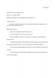 English worksheet: conditional type 2 deductive lesson plan