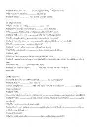 English Worksheet: Shoppers Dialogue