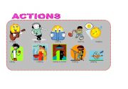 English worksheet: action verbs