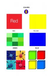 English worksheet: colors