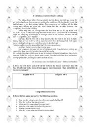 English Worksheet: A Christmas Carol - Charles Dickens - grammar and reading