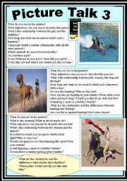 English Worksheet: Speaking activity 3