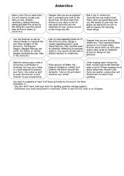 English worksheet: Antarctica Contract