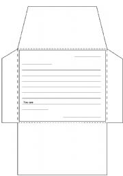 English Worksheet: Letter writing