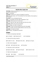 English worksheet: simple present