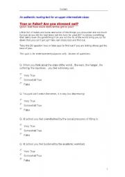 English Worksheet: Up And Down