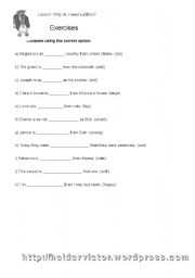 English Worksheet: Comparative exersices with er or as...as (no superlatives)