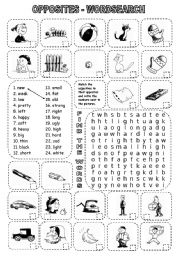 OPPOSITES - WORDSEARCH (2)