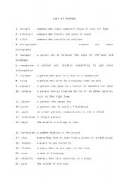English Worksheet: Dont say the word