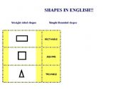 English worksheet: SHAPES IN ENGLISH