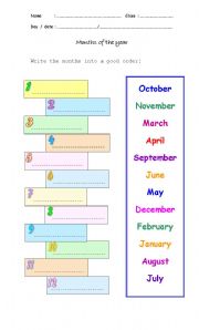 months of the year