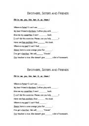 English Worksheet: Fill in exercise (me, you, him, her, it, us, them)