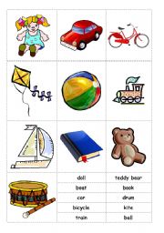 English Worksheet: TOYS