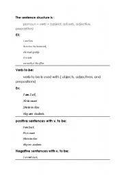 English Worksheet: Sentence Structure