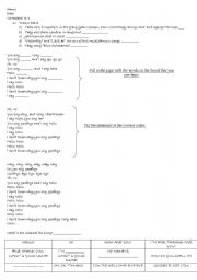 English worksheet: Hello Goodbye