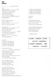 English worksheet: Song Halo - Beyonce