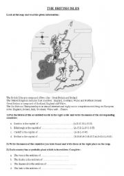 English Worksheet: The British Isles