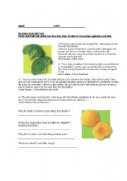 English worksheet: likes-and-dislikes-food-healthy-eating-ESOL