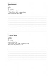 English Worksheet: descriptions