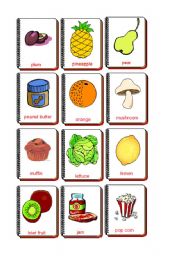 English Worksheet: Flashcards food and drink 4