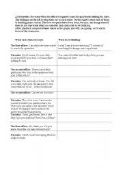 English Worksheet: The Tell-Tale Heart by Edgar Allan Poe- Situation 2