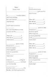 English worksheet: 