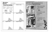 English Worksheet: The weather