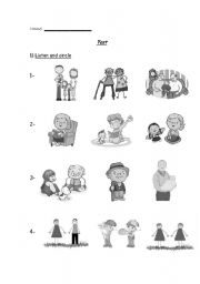 English worksheet: Family