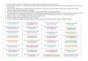 English Worksheet: Past Simple X Past continuous Bingo (1 of 3)